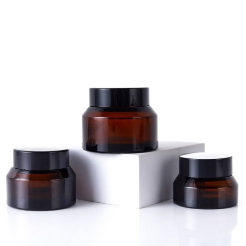  Cream Glass Jar 